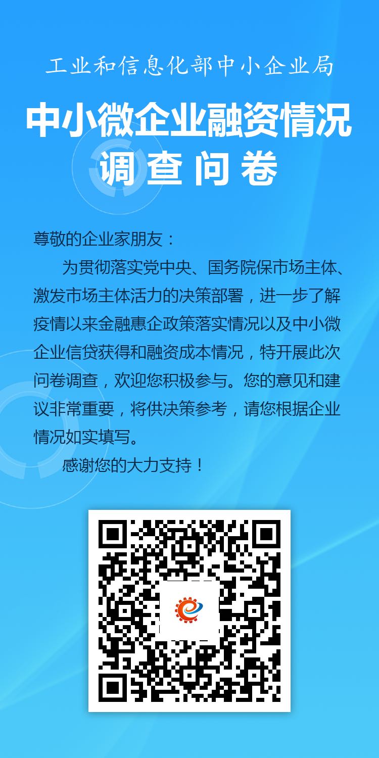 中小微企业融资情况调查问卷